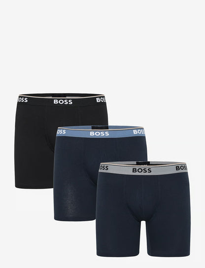 BOSS BoxerBrLong 3P Power herreunderbukser, 3-pack i OPEN MISCELLANEOUS